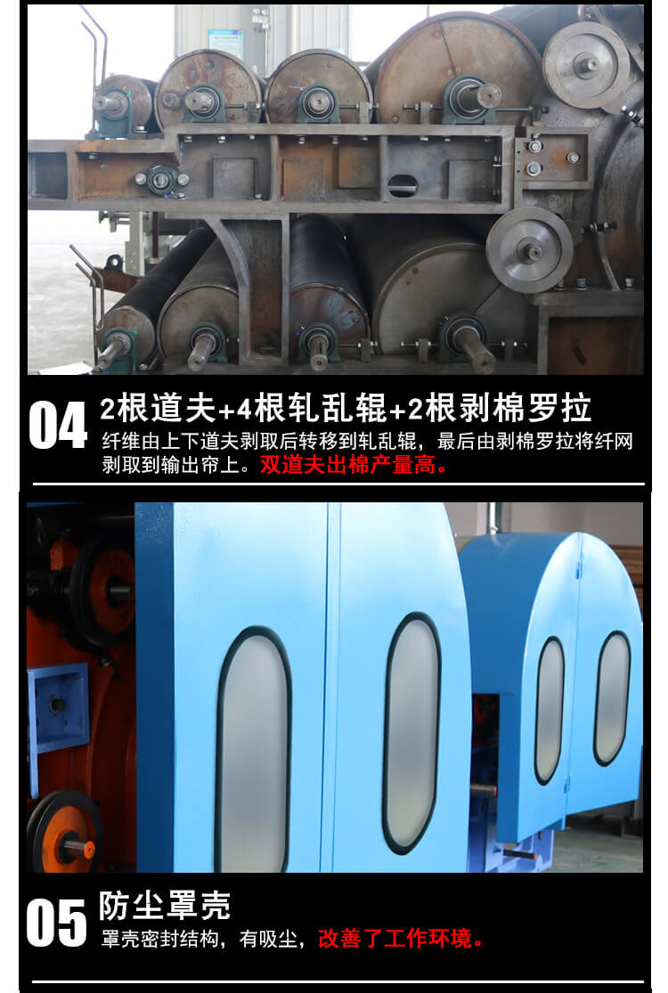 N-1230單/雙錫林雙道夫梳理機產(chǎn)品細節(jié)3